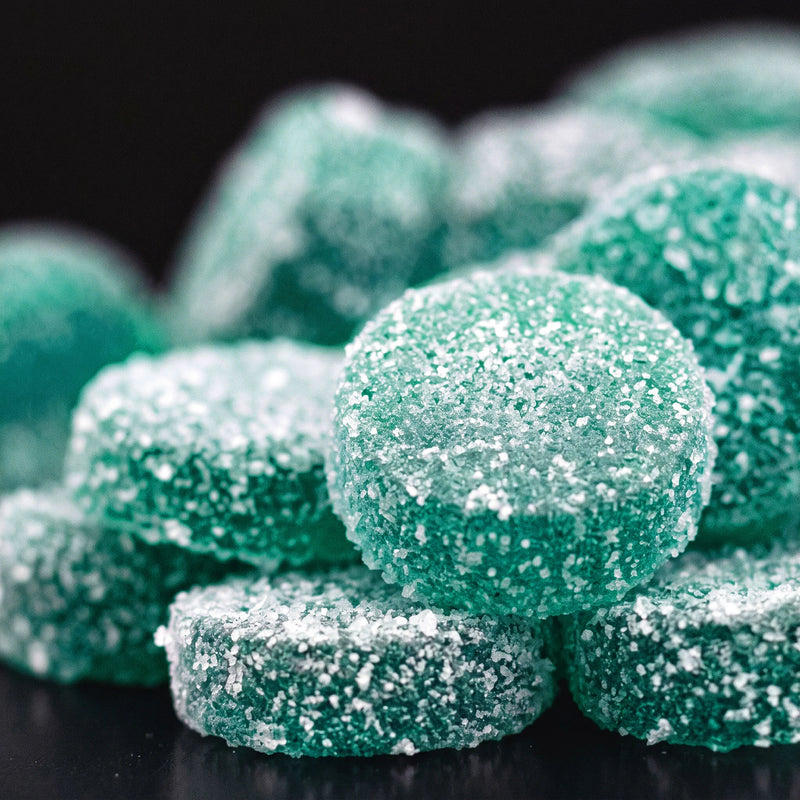Blue Razz Sour Gummy Bites