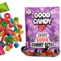 Grape Sour Gummy Bites