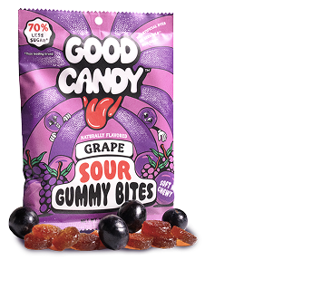 Grape Sour Gummy Bites