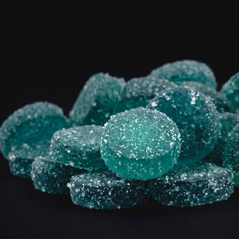 Blue Razz Sour Gummy Bites