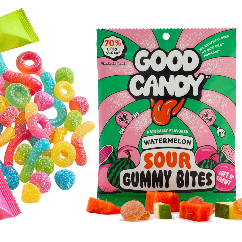 Watermelon Sour Gummy Bites